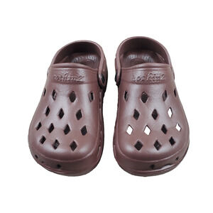 NothinZ Kids Unisex Brown Clogs Size 4 Youth New Womens Size 6
